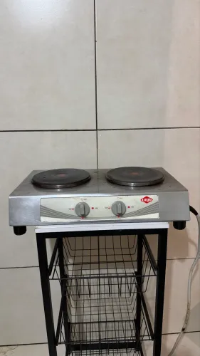 Fogão duas bocas elétrico