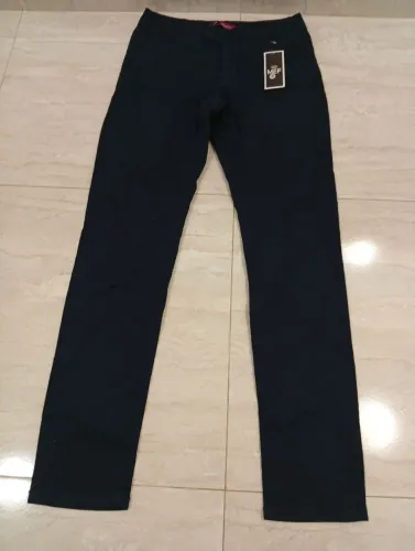 Calça Sarja Masculina Tamanho 40 Azul Marinho - Nova