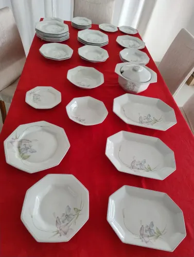 Aparelho Jantar Porcelana Schimidt Atemporal