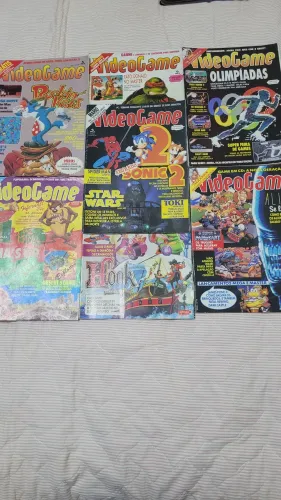 Loot de revistas antigas da VIDEOGAME.