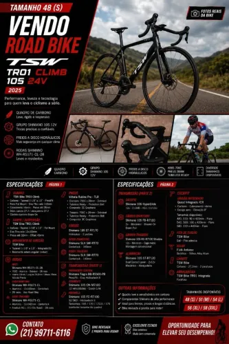 Road Bike TSW (Bicicleta de Estrada - Speed)
