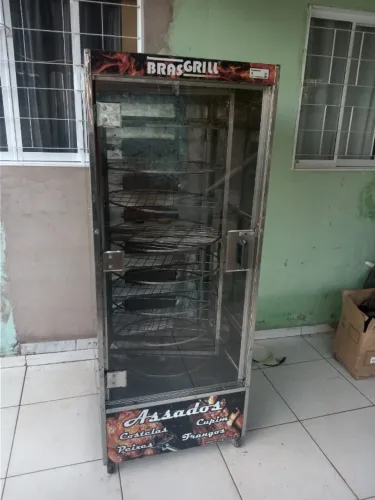 Maquina de Frango Brasgrill 8 Grelhas - Aluguel Locacao