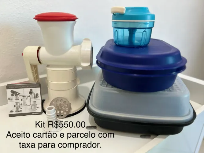 Vende Tupperware cada kit tem preço foto