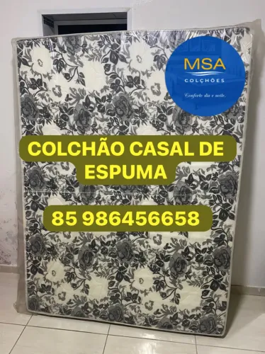 Colchão casal ESPUMA SELADA