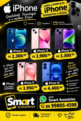 Celulares disponíveis somos loja fisica