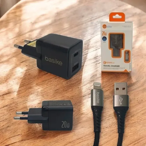 ? CARREGADOR TURBO BASIKE 20W GaN - CHEGA DE CELULAR LENTO