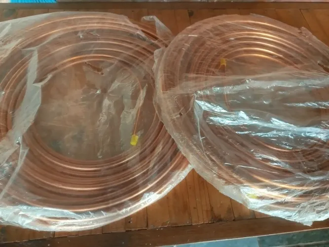 Tubo de cobre 3/8 (15m+15m) 30m Novo. 