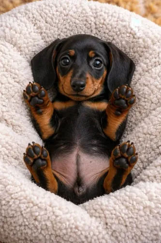 Dachshund miniatura variedades pra você escolher