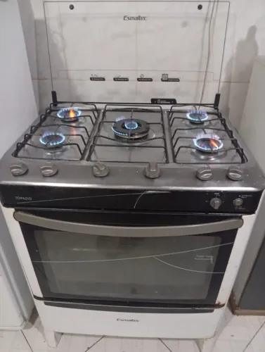 Fogão Esmaltec Topazio 5 Bocas com Forno