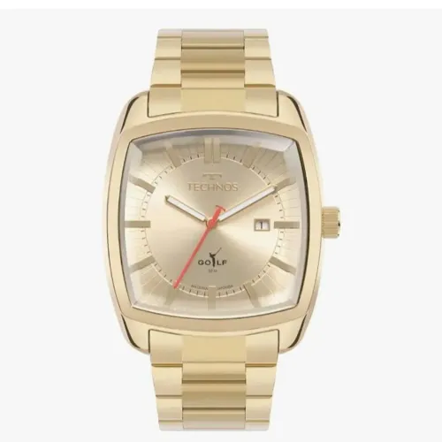 Relógio Technos Golf Dourado Masculino.