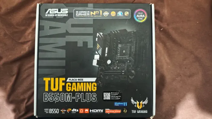 Placa mãe B550m-plus tuf gaming am4