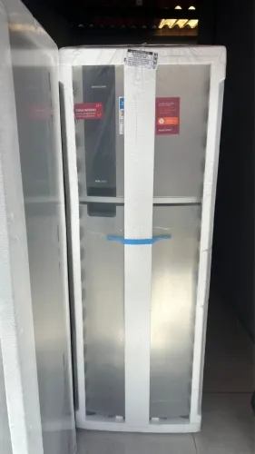 GELADEIRA BRASTEMP 385 LITROS INOX FOSS FREE