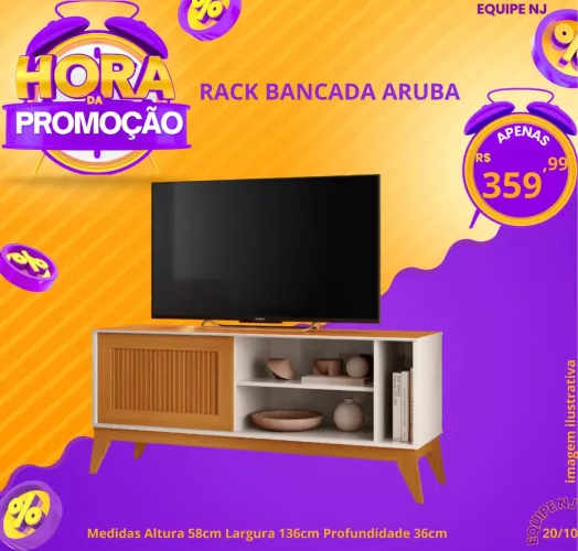 Rack bancada aruba