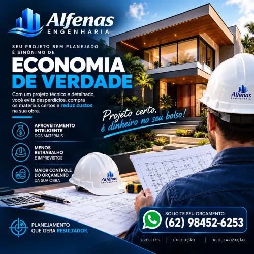 Arquiteto, Engenheiro, Mestre de Obras, Projetos para sua construção