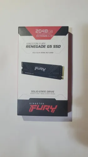 SSD Kingston Fury Renegade G5 PCIe 5.0 NVME M.2 - Até 14.800MB/s