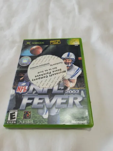 Jogo Xbox clássico NFL Fever 2002