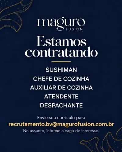 Vagas em Recife - Delivery Comida Japonesa