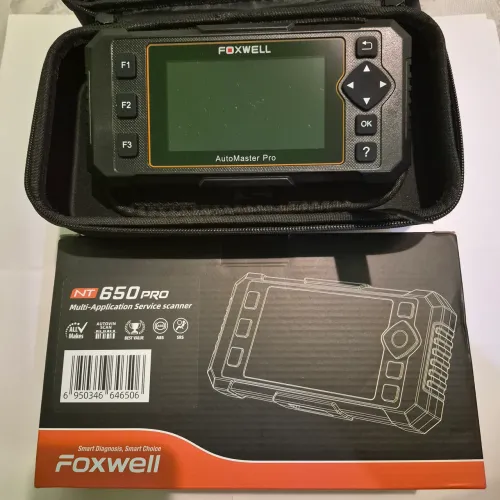 Aparelho Auto-Scanner Foxwell nt650 pro -- Atualização Vitalícia/ leitura de todos DTC