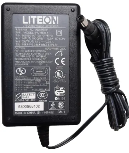 Fonte Liteon Original 12v 0,75a Pa-1090-1 Bivolt