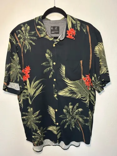 camisa de botões masculino G