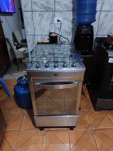 Fogão inox Espelhado BRASTEMP