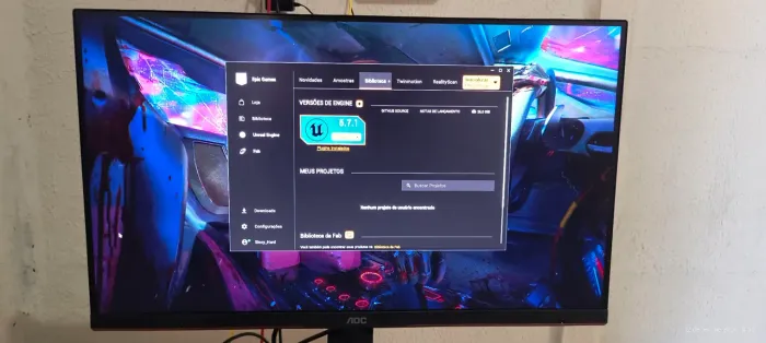 Monitor hero gamer AOC 144hz