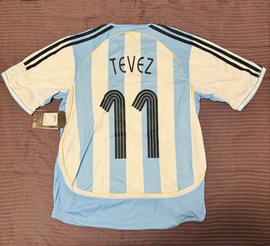 Camisa Argentina TEVEZ 11 copa 2006