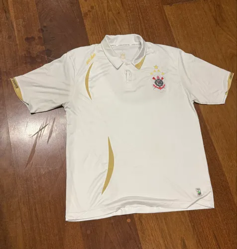 Camisa Polo Corinthians Centenário 100 Anos Oficial - Rara de Colecionador