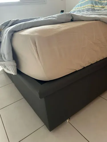 Colchão e box baú