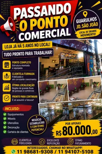 Passa o Ponto Comercial 