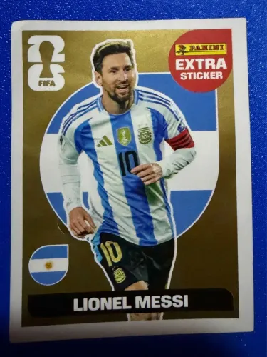 Figurinha extra Legend Messi Gold