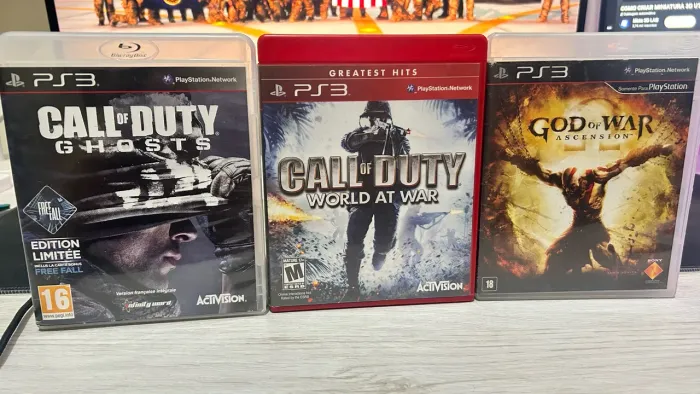 Lote 3 jogos ps3