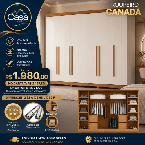 Guarda roupa Canadá