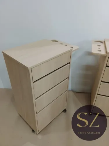 Gaveteiro com porta secador 