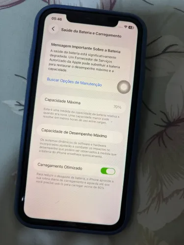 Iphone 11 128gb 70% saude bateria