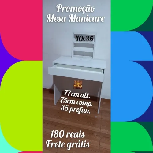 Promoção mesa manicure 