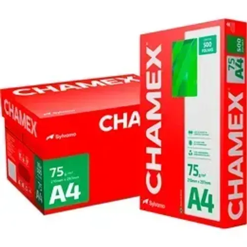 CHAMEX A4 500 FOLHAS   (Honestidade e Qualidade Distribuidora JK Eletrônicos)