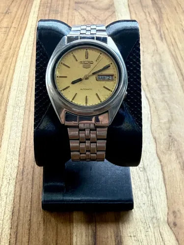 Relógio Seiko 5 Champagne/Gold 7S26-3040 - 2000