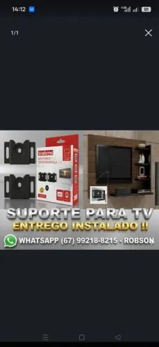 Suporte para TV Entrega e Instalação 