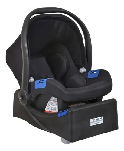 Conjunto Bebê Conforto Touring X E Base Preto - Burigotto