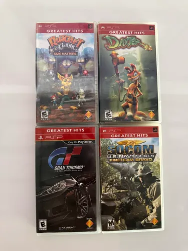 PSP Jogos de PSP São 4 Jogos 1 Deles Lacrado 