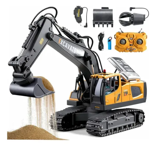 Escavadeira de controle remoto 3 em 1 Brinquedo