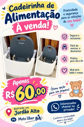 Cadeirinha alimentação
