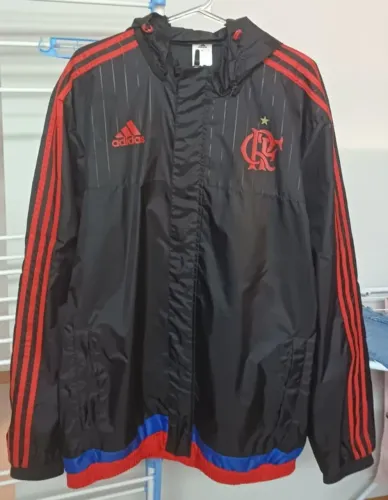 Jaqueta Casaco Corta Vento adidas Flamengo 2014 Original Tamannho G Rio 450 Anos Impecável
