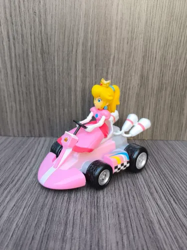 Princesa peach Miniatura Colecionável Mario Kart