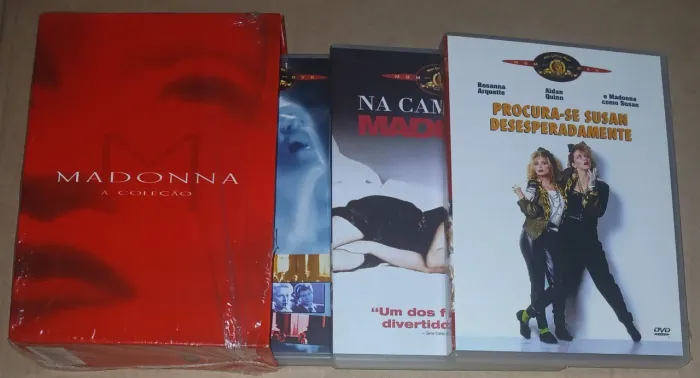 Box Dvds Filmes Madonna (3 Filmes)