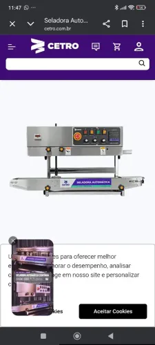 Seladora automática cetro