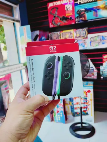 Controle Joy-Con 2 Nintendo Switch 2 Lilás e Verde Original Lacrado