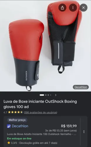 LUVA MUAY THAI - usada 2x