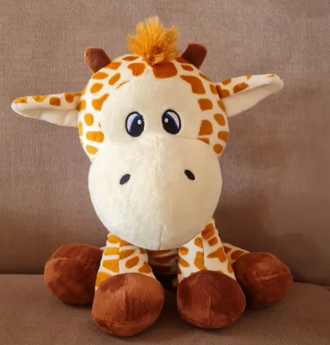 Girafa pelucia antialergica 30 cm nova